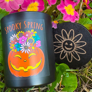 Spooky Spring Rhubarb and Cinnamon Scented Soy Candle Spooky Spring Rhubarb and Cinnamon Scented Soy Candle