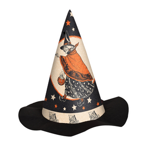 Vintage Halloween Felt Witch Hat From Beistle Vintage Halloween Felt Witch Hat From Beistle