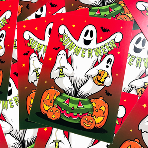 Summerween Ghosts A5 Print