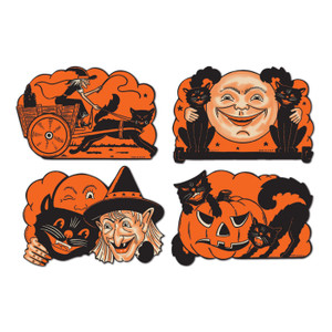 Orange and Black Halloween Cutouts from Beistle Orange and Black Halloween Cutouts from Beistle