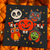 Trick or Treat Ghoul Gand Square Print