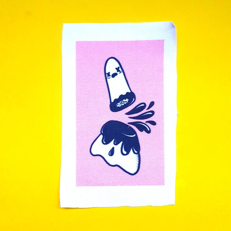 Unlucky Ghost Sew-on Patch from Sian Ellis