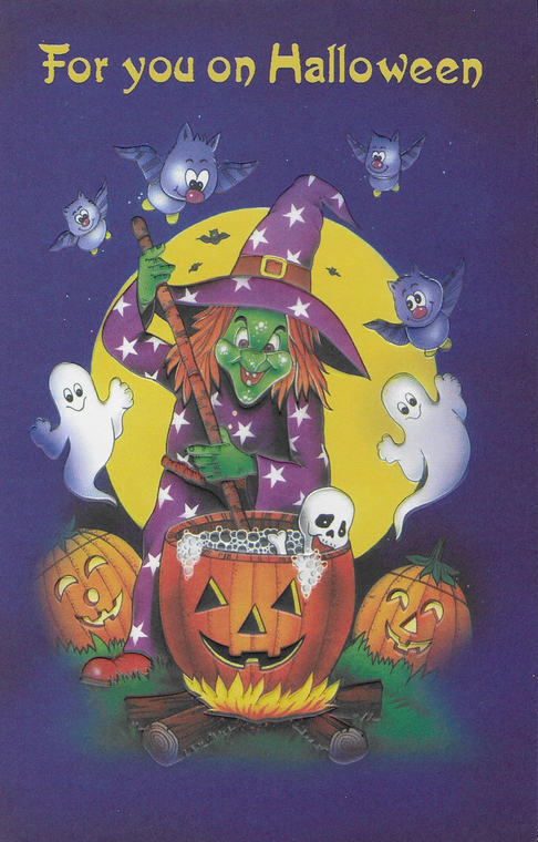 For You On Halloween Greeting Card