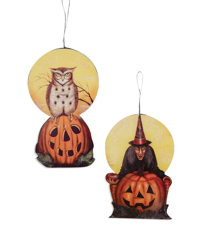 Moonlight Halloween Dummy Board Hanging Set from Bethany Lowe Designs