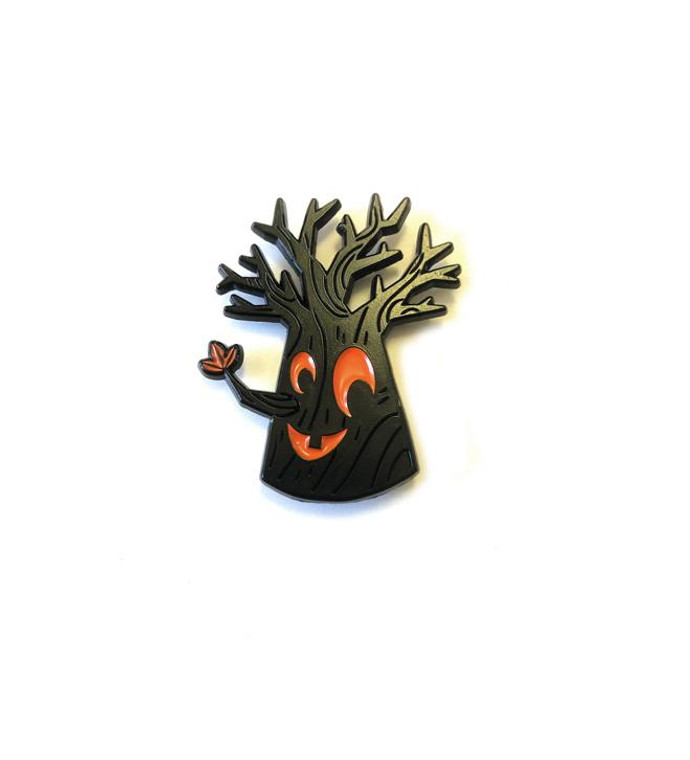 Spooky Tree Enamel Pin from Rhode Montijo