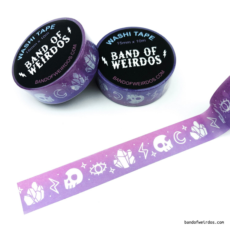 Crystal Skulls Washi Tape