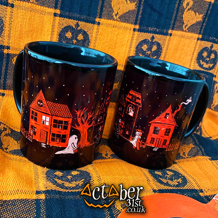 Halloween Night Trick or Treaters Mug