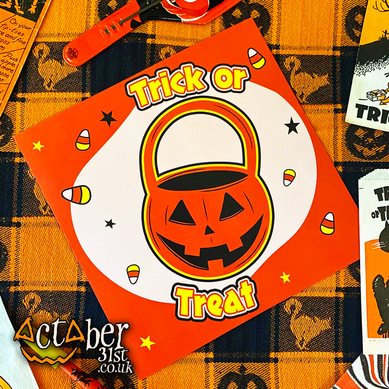 Trick or Treat Pumpkin Print