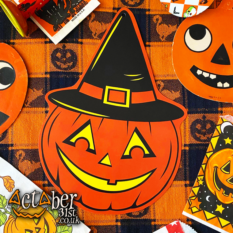 Pumpkin Witch Halloween Diecut