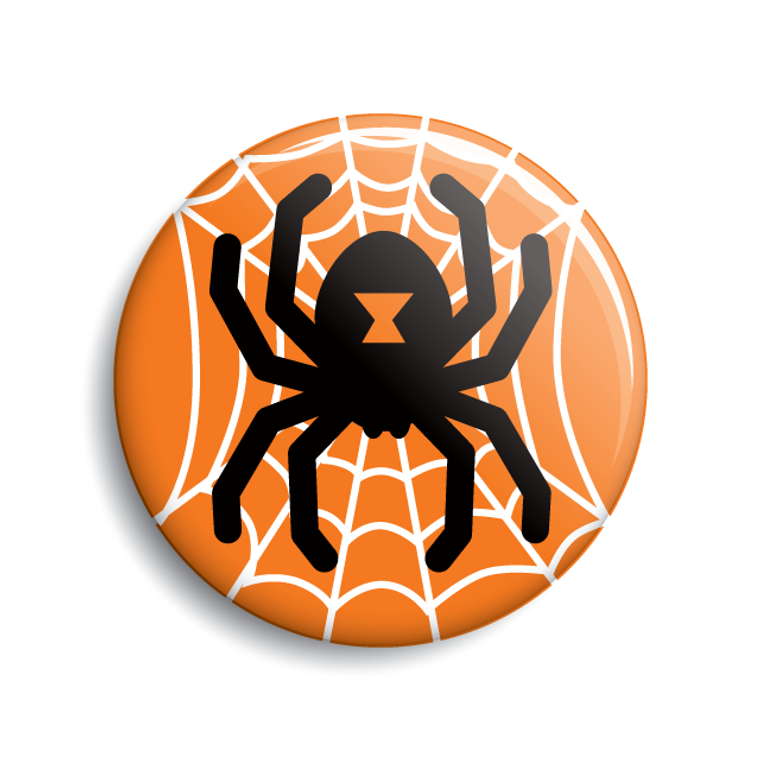 Vintage Style Halloween Spider Badge