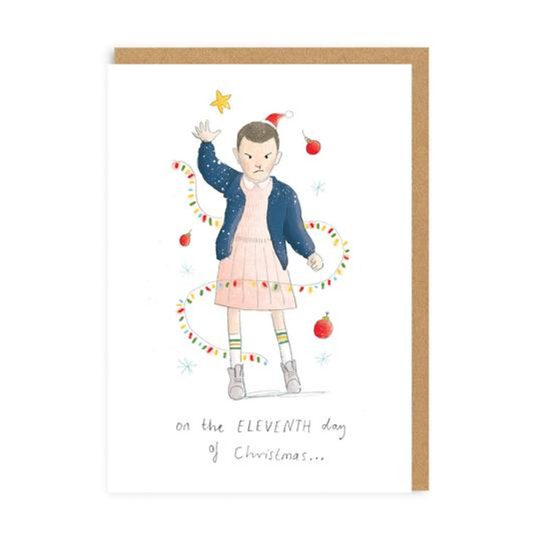 Eleventh Day Of Christmas Greeting Card