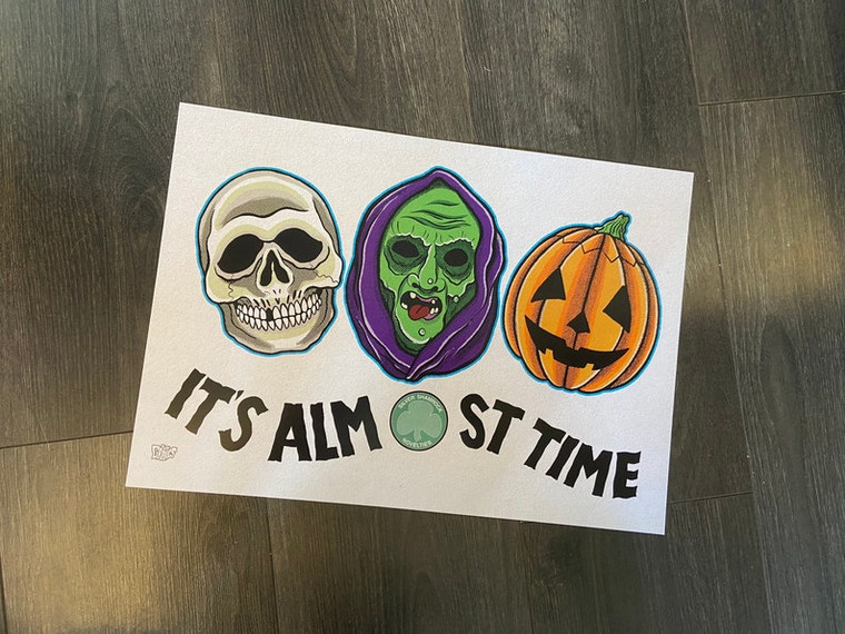 It's Almost Time Halloween 3 Inspired A3 Print From Allan Graves