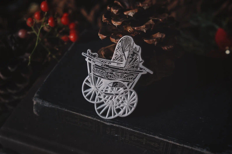 Dark Carriage Pin from Lively Ghosts