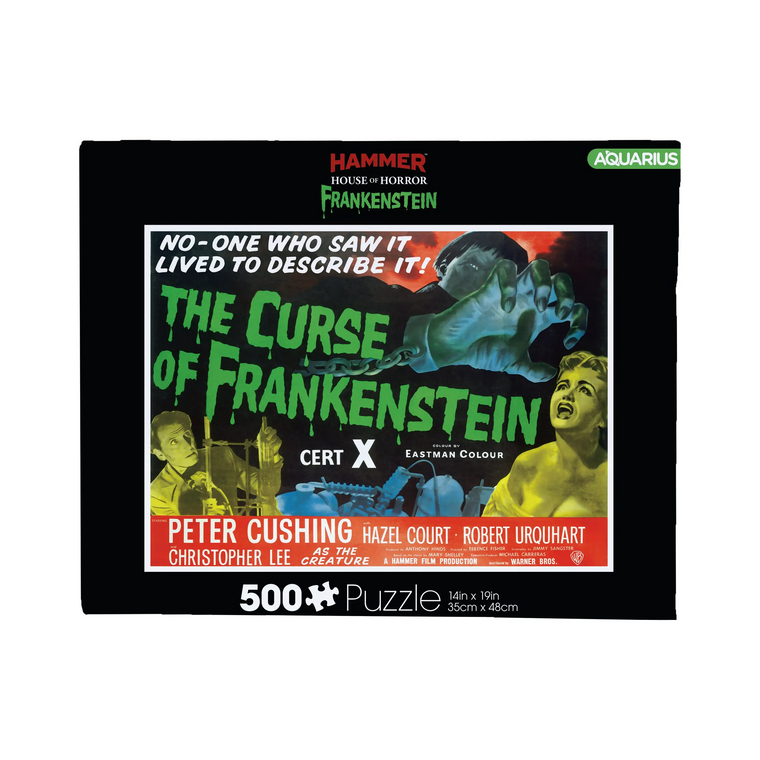 The Curse of Frankenstein 500 Piece Jigsaw Puzzle