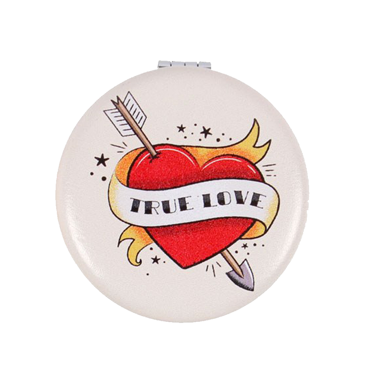 Tattoo Design True Love Compact Mirror