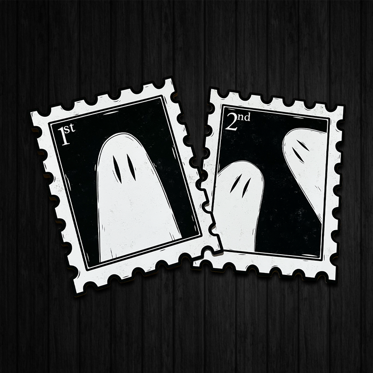 Ghost Stamp Print
