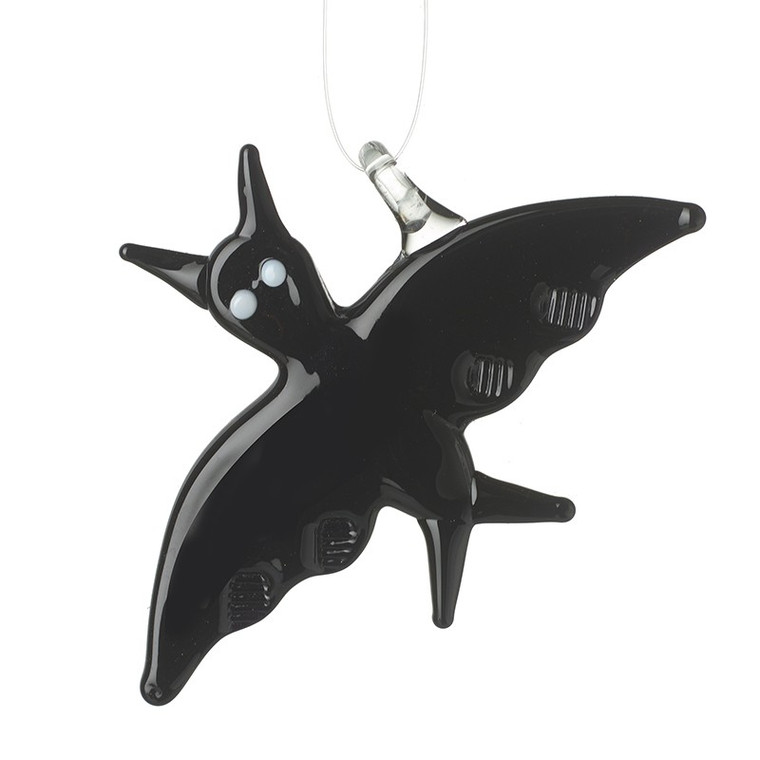Glass Bat Hanging Decoration