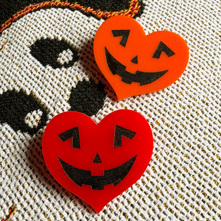 Happy Jack Heart Valentine's Pin