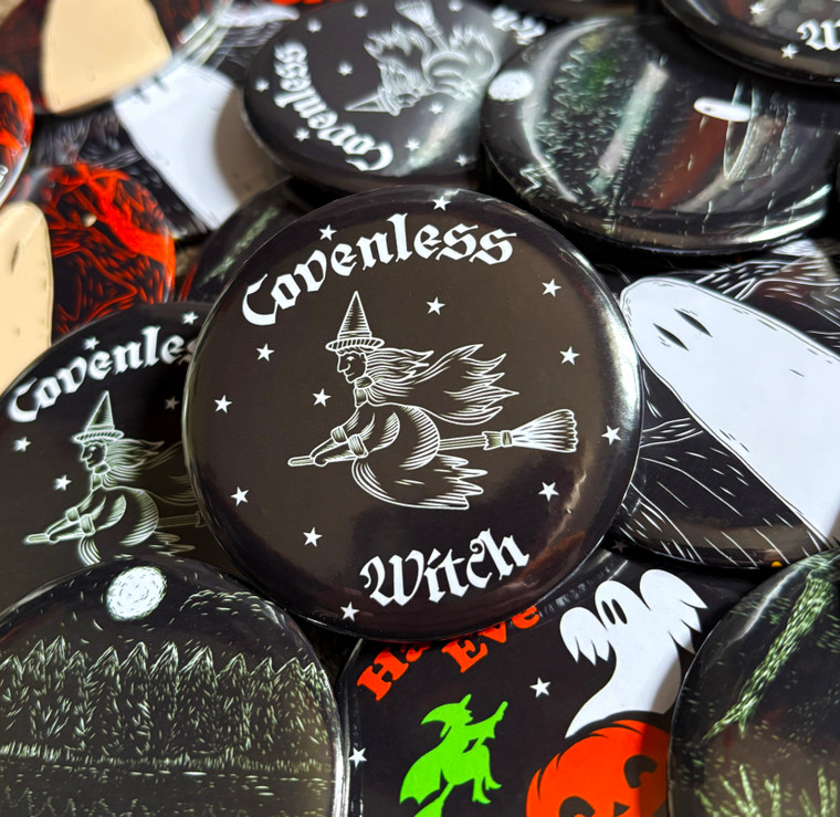 Covenless Witch Badge