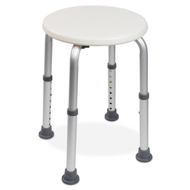Shower Stool Without Arms Aluminum Frame Without Backrest 13 Inch Seat Width