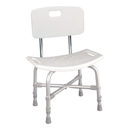 Heavy Duty Bath Bench Without Arms Aluminum Frame With Backrest