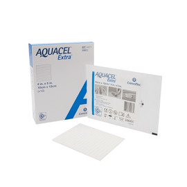 Gelling Fiber Wound Dressing Aquacel® Extra™ 4 X 5 Inch Rectangle Sterile