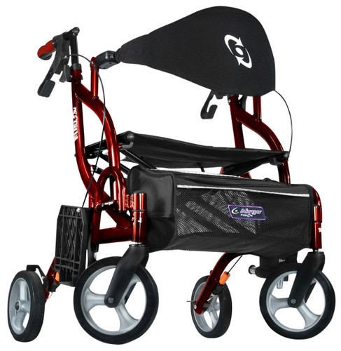 Airgo Fusion F18 Side-Folding Rollator & Transport Chair