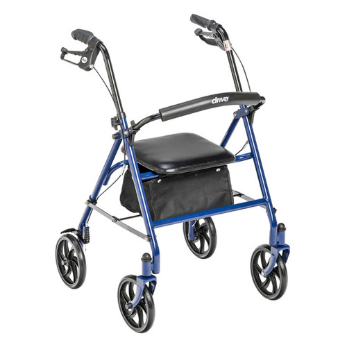 Durable 4 Wheel Rollator with 7.5" Casters