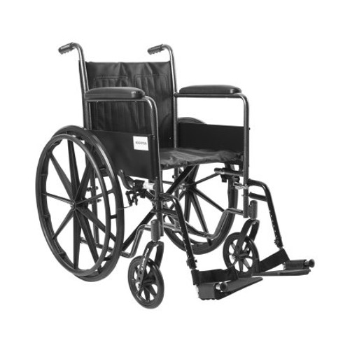 Wheelchair with Full Length Armrests - 18" Seat