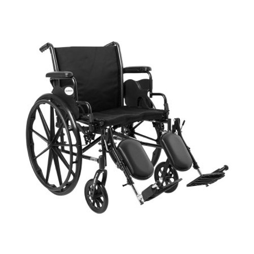 Lightweight Wheelchair with Elevating Legrest - 20"