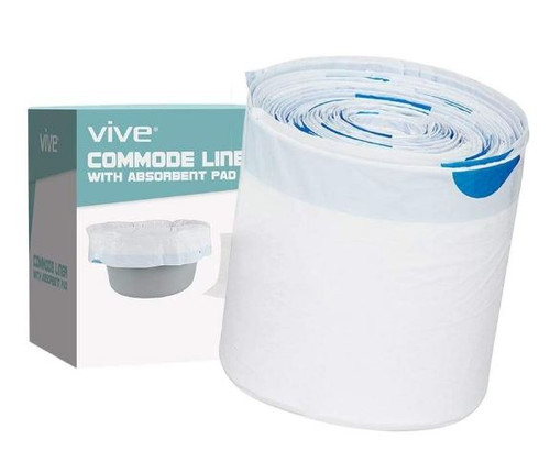 Commode Liners - 72 Count