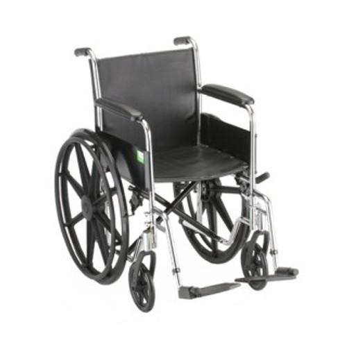 HAMMERTONE WHEELCHAIR - 16" WITH FIXED ARMS