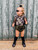 baby girl new year gold and black sequin outfit