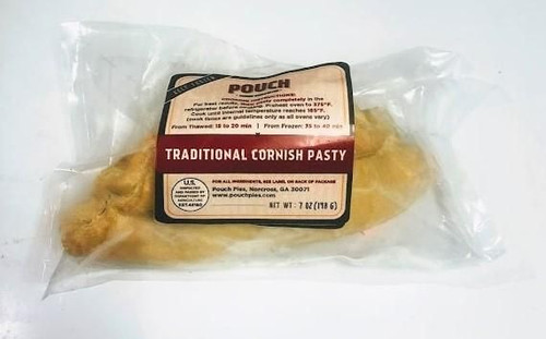 Pouch Pies - Traditional Cornish Pasty 7oz  - ( Choose 6 - 10 items to fill cooler) Pouch Pies - Traditional Cornish Pasty 7oz  - ( Choose 6 - 10 items to fill cooler)
