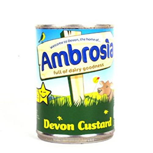 Ambrosia Devon Custard 400g
This smooth and creamy custard is delicious served hot or cold.  Ambrosia Devon Custard 400g
This smooth and creamy custard is delicious served hot or cold.