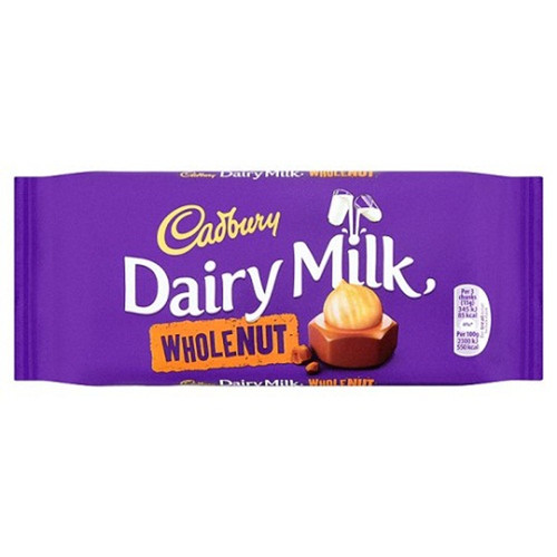 Cadbury Wholenut Std 49g Cadbury Wholenut Std 49g