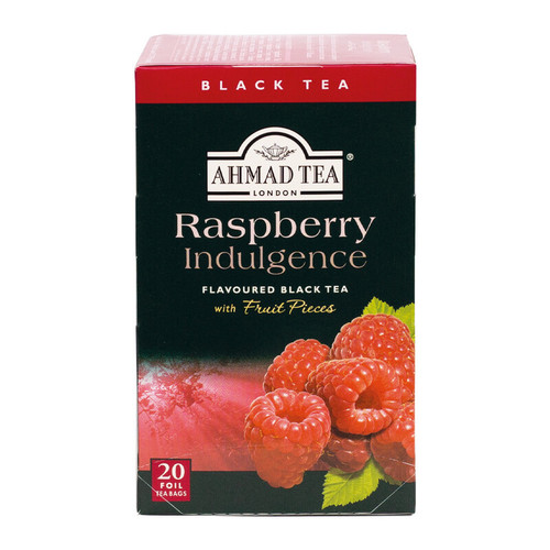Ahmad Fruit Tea - Raspberry Indulgence - 20 Foil Enveloped Tea Bags Ahmad Fruit Tea - Raspberry Indulgence - 20 Foil Enveloped Tea Bags