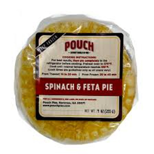 Pouch Pies - Spinach Feta 255g   (9oz) ( Choose 6 - 10 items to fill cooler) Pouch Pies - Spinach Feta 255g   (9oz) ( Choose 6 - 10 items to fill cooler)
