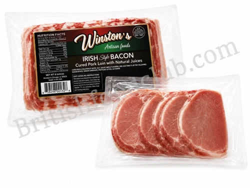 Winston Irish Bacon 8 Oz  ( Choose 6 - 10 items to fill cooler)