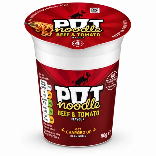 Pot Noodle Beef & Tomato 90g
