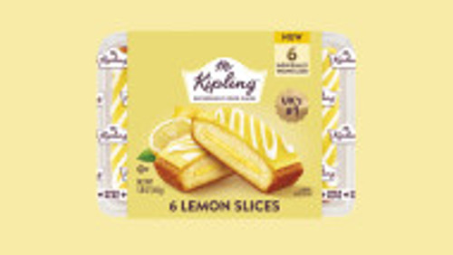 Mr Kipling Lemon Slices 165g 6pk
Delicious layers of soft lemon flavoured sponge with a
ALLERGENS: Wheat, Milk, Egg, Soy Mr Kipling Lemon Slices 165g 6pk
Delicious layers of soft lemon flavoured sponge with a
ALLERGENS: Wheat, Milk, Egg, Soy