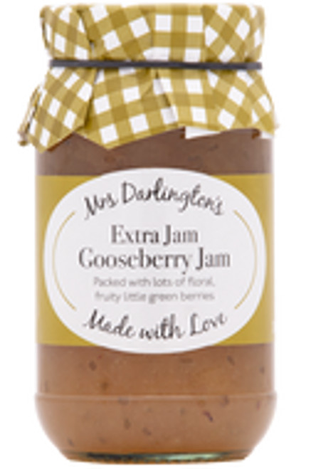 Mrs Darlingtons Gooseberry Jam 340g 
The perfect balance between sweet & tangy. Enjoy on scones, fresh bread, cheese & crackers, toast or yoghurt to name a few.