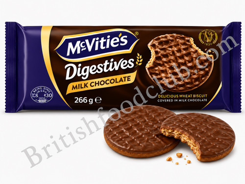 McVities Milk Chocolate Digestive Roll 266g