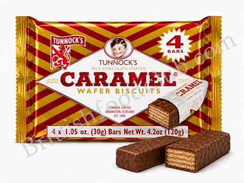 Tunnocks Caramel Wafer 125g