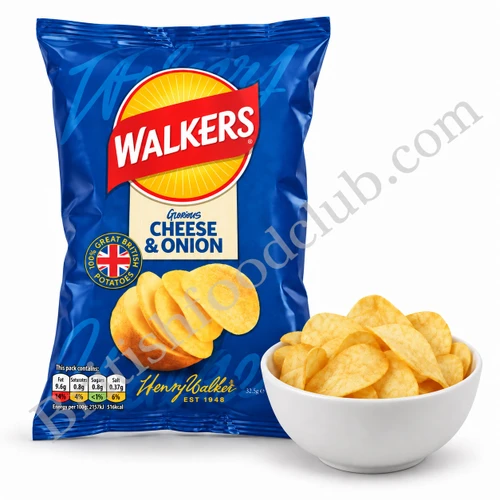 Walkers Cheese & Onion Crisps - 32g