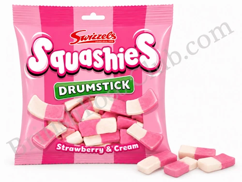 Swizzels Squashies Strawberry & Cream 140g