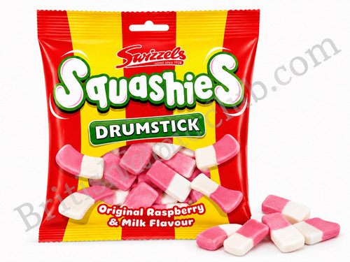 Swizzels Squashies Original Raspberry & Milk 140g