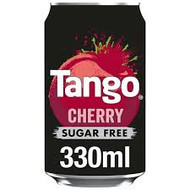 Tango Cherry 330ml 
A medley of sweet fresh juicy cherry fruit. Bursting with sugar free Tango cherry flavour