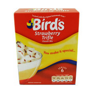 Birds Strawberry Trifle Mix 142g
Box contains everything you need to create your own Strawberry Trifle
ALLERGENS: Milk, Wheat, Egg
