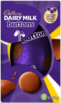 Cadburys Small Dairy Milk Buttons Easter Egg 90g